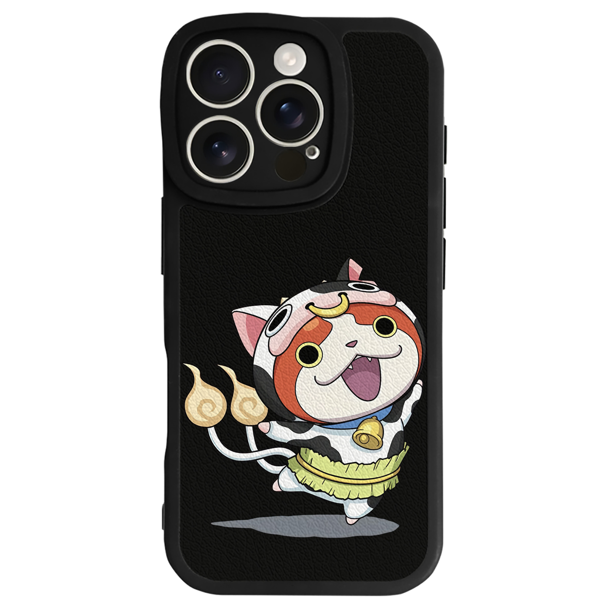 （画像用） 妖怪ウォッチ Yo-kai Watch 【iPhone 16シリーズ対応】シリコンスマホケース（レザー調） 材質：シリコン